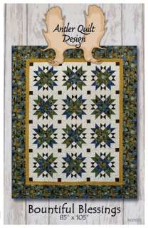Antler Quilt Design Bountiful Blessings quilt pattern  
