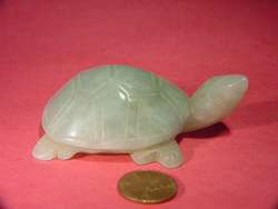 BUTW Jade turtle tortoise lapidary carving statue 3518B  