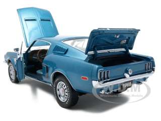1968 FORD MUSTANG GT FASTBACK AQUA 1 of 1500 124  