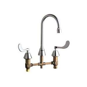  Chicago Faucets 786 E29VPCP Chrome Manual Deck Mounted 8 