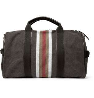 Burberry  Striped Cotton Canvas Holdall Bag  MR 