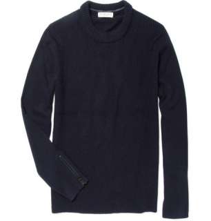   Knitwear  Crew necks  Toby Wool Blend Ribbed Sweater