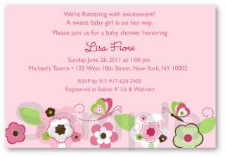 Bohemian Butterfly Baby Shower Invitation Printable  