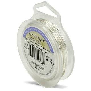   Wire 20 Gauge Silver Plated Non Tarnish Silver Coil Wire, 25 Feet