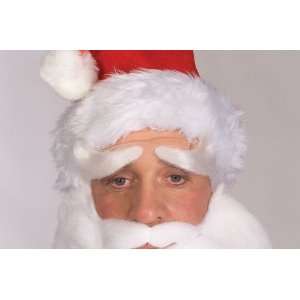 Lets Party By Rubies Costumes Deluxe Santa Eyebrows / White   Size One 