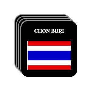  Thailand   CHON BURI Set of 4 Mini Mousepad Coasters 