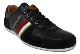 Pantofola d Oro Schuhe Sneaker Calabria Piceno Black Leder Schwarz Gr 