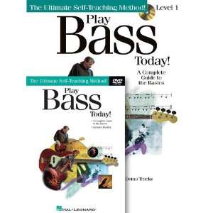  Play Bass Today Beginners Pack   BK+CD/DVD Musical 
