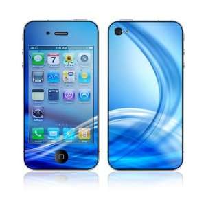  Apple iPhone 4G Decal Vinyl Skin   Abstract Blue 