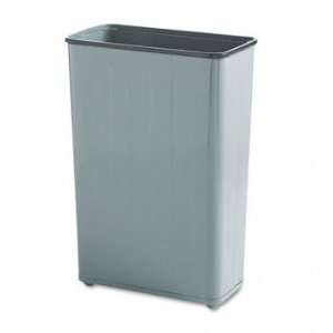   Wastebaskets RECEPTACLE,STEEL,30H,GY (Pack of2)