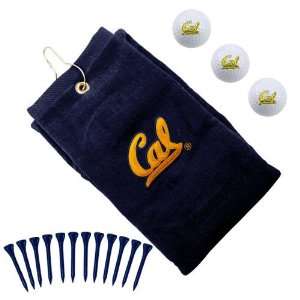  Cal Golden Bears Embroidered Golf Towel Gift Set Sports 