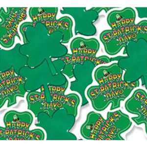  Shamrock Print Fetti   1/2 oz. (1 per package) Toys 