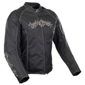  Speed and Strength Womens Black To The Nines Textile 