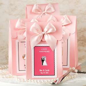 Wedding Favors Pink Delivered with Love boxes from the Personalized 