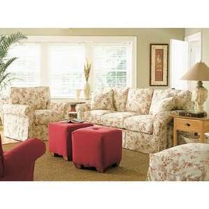  Rowe Furniture A91X Rowe Basics Nantucket Slipcovered Sofa 
