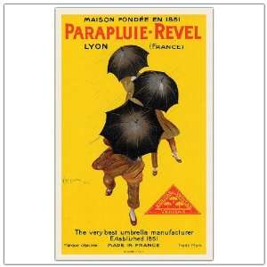  Parapluie Revel by Leonetto Cappiello Framed 18x24