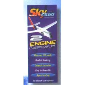    SKY RACERS 2 ENGINE PASSENGER JET by White Wings Toys & Games