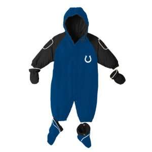   Indianapolis Colts Infant Alaska Hooded Creeper Set