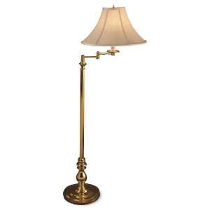 Lighting Enterprises F 1790/1422 Classic Brass Finish Floor Lamp with 