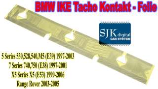 BMW IKE Pixel Reparatur E38 E39 E53 Kontakt Folie +  