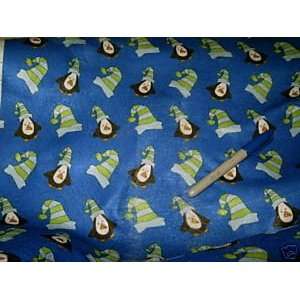  Fabric Printed Felt stockings Christmas Penguins HH256 By 