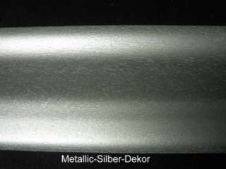 CLIP SOCKELLEISTEN für LAMINAT in Metallic Silber Dekor  