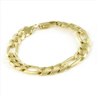 Classic Mens 24K Yellow Gold Filled Bracelet 8.26”  