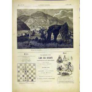 Mountain Quarantine Terre Sainte French Print 1882