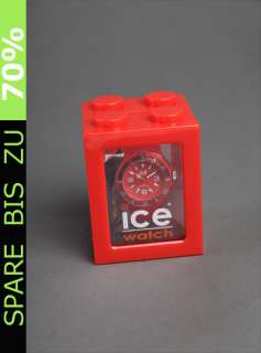 NEU ICE WATCH UHR CS.RD.U.P.10 CLASSIC SOLID RED UNISEX PC ROT UNISEX 