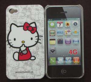 NEU  Hello Kitty Hülle Case Cover Für iPhone 4 4G 16  