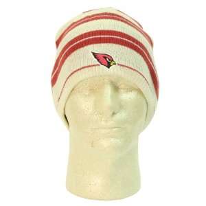  Arizona Cardinals Oatmeal Striped Winter Knit Hat   Red 