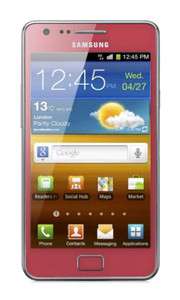Samsung Galaxy S II GT I9100G 16 GB   Rosa Ohne Simlock Smartphone 