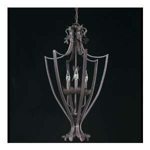  TL M2521 63   3 Light Foyer Fixture in Painted Bronze 