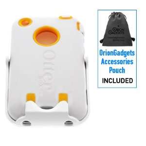  Case w/ White Holster Belt Clip (Yellow / White) for Apple iPhone 
