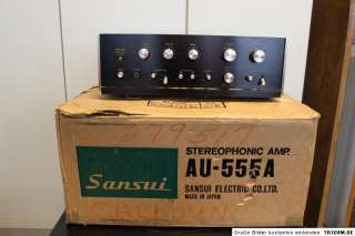 Sansui AU 555 A Verstärker mit Original Karton   