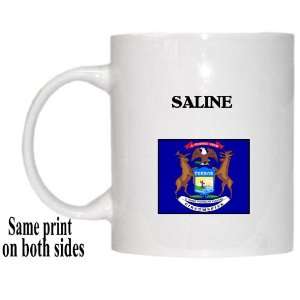  US State Flag   SALINE, Michigan (MI) Mug 
