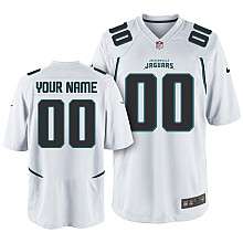   Jacksonville Jaguars Youth Customized Game White Jersey   