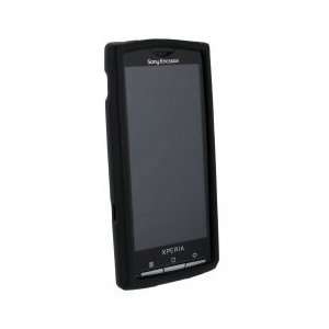 Black Silicone Sleeve for Sony Ericsson X10 Xperia Cell 