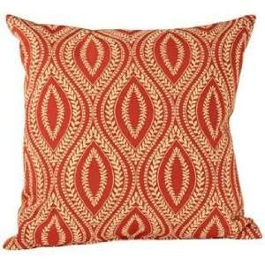    Carino Paprika Down 18 Square Throw Pillow