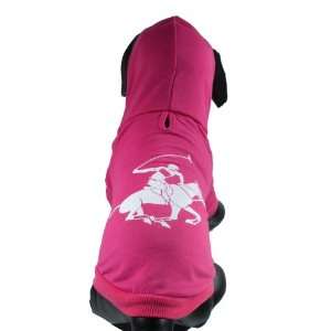  Beverly Hills Polo Club Dog Hoodie Sweatshirt Pink  XSmall 