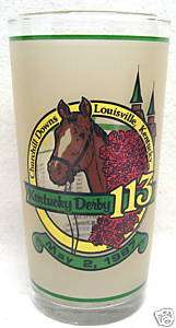 Libbey Kentucky Derby Glass 1987 113th Running  