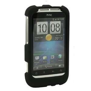   Black Snap On Cover for HTC Wildfire S PG76110 