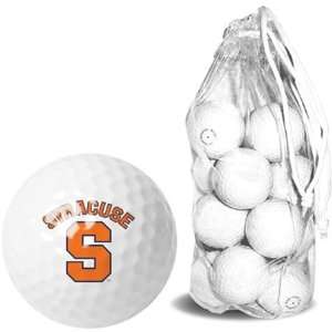 Syracuse Orange SU NCAA Clear Pack 15 Golf Balls