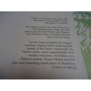 c1980 RARE DR PEPPER Poster   Pepper Poem  