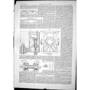  Engineering 1886 Machinery Diagrams Luke Patent Collar 