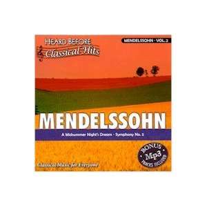  BRAND NEW Selectmusic Mendelssohn Volume 2 Heard Before 