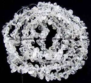 14mm Natural White Crystal Beautiful Chip Beads 35  