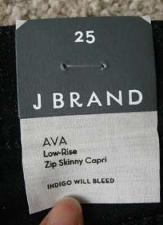 NWT J Brand AVA cropped legging pants Mystique w/ zip  