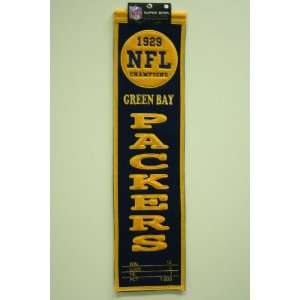 1929 Green Bay Packers NFL Champions Heritage Banner 