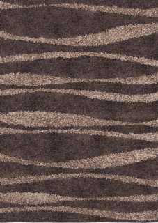 Contemporary Abstract Shag 5x7 Modern Multi Area Rug   Three Color 